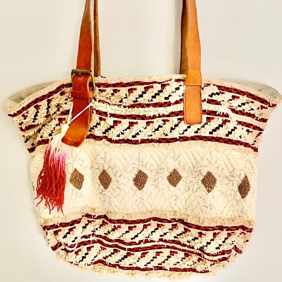 Anthropologie Jasper & Jeera beaded tote - Picture 2 of 5